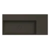 Afbeelding 1 Xenz Dolce Plan keramisch wastafelblad, wegzetvlak rechts. 101x46 coffee mat