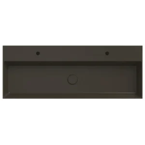 Afbeelding 1 Xenz Dolce keramisch wastafelblad 120 met 2 kraangaten, coffee mat