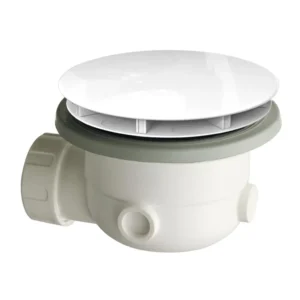 Afbeelding 1 Xenz Douchebakafvoer 90 mm wit glans