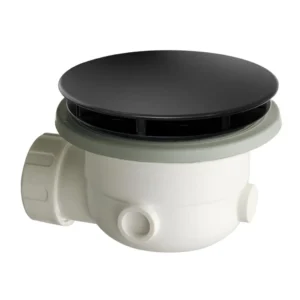 Afbeelding 1 Xenz Douchebakafvoer 90 mm zwart mat
