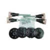 Afbeelding 1 Xenz Douchebak potenset, verstelbaar 8-15 cm