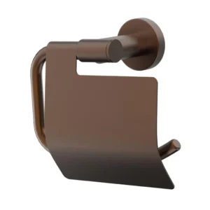 Afbeelding 1 Xenz Duero Toiletrolhouder met klep brons