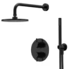 Afbeelding 1 Xenz Duero - Douche inbouwset ZWART MAT incl. Tec-Box
