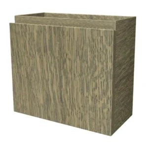 Afbeelding 1 Xenz One Fonteinkastje rechts 44,5x40x19,5 Clay Oak
