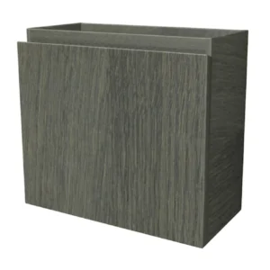 Afbeelding 1 Xenz One Fonteinkastje rechts 44,5x40x19,5 Leem Oak