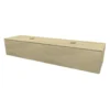 Afbeelding 1 Xenz Rect Onderkast 2 lades, 8 mm stolwanden, topblad zonder gat White oak