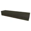 Afbeelding 1 Xenz Rect Onderkast 2 lades, 8 mm stolwanden, topblad zonder gat Vulcan Brown