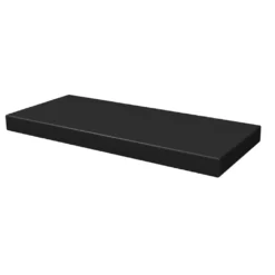 Afbeelding 1 Xenz Young Wandplank met blinde bevestiging 35 Zwart mat 35x15x2,5