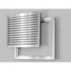 Afbeelding 1 Xenz Lamellenrooster serviceluik 30x40 cm, geanodiseerd aluminium, v-lamel