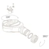 Afbeelding 1 Xenz Soft douchebakafvoer Linear zonder cover H55 mm