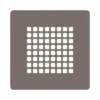 Afbeelding 1 Xenz Soft douchebakafvoer Square cover antraciet