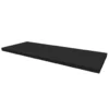 Afbeelding 1 Xenz Young Topblad t.b.v. opbouwkommen 120 exclusief gaten Zwart mat 120x46x4