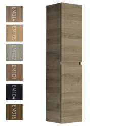 Afbeelding 1 Xenz Hoge kast, omkeerbaar, 32x140x29 natural oak