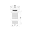 Wiesbaden Luxe lange clickwaste 9cm 5/4" chroom 3 Wiesbaden Luxe lange clickwaste 9cm 5/4" chroom - Afbeelding 2