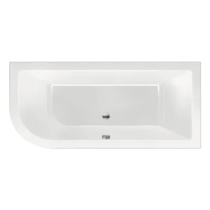 Xenz Principe rechts bad 180x80 glanzend Wit