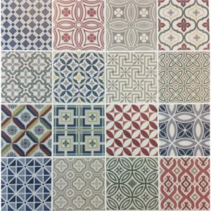 afbeelding 1 Vintage Country Decor Patchwork 13X13