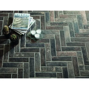 afbeelding 2 Rondine Bristol Dark Brick 6X25