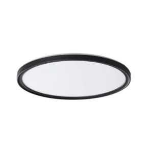 afbeelding 1 Kanlux Azpo plafond LED-lamp, diameter 290 mm, 18,5 W, IP54, zwart mat