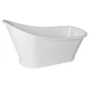 afbeelding 1 Polysan Luton Vrijstaand bad 159x73x80cm, wit