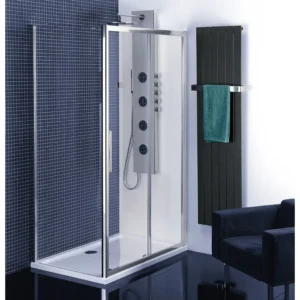 afbeelding 1 Polysan Lucis Line Rechthoekig scherm 1000x700mm L/R variant