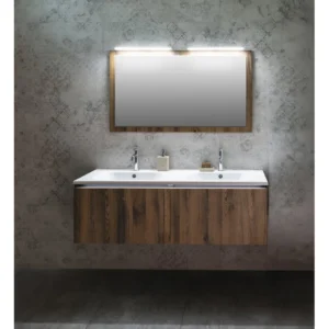 afbeelding 2 Sapho Nirox spiegel met lijst 120x70cm, eiken Collingwood