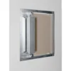 afbeelding 6 Sapho Zarz inspectiedeuren onder tegels 40x40cm, klik-klakopening, gegalvaniseerd staal