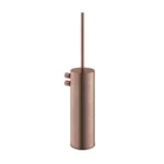 Afbeelding 1 Hotbath &More ARA11 toiletborstelhouder wand geborsteld koper PVD
