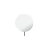 Afbeelding 1 Hotbath &More BAA20 vergrotingsspiegel wand geborsteld zwart PVD