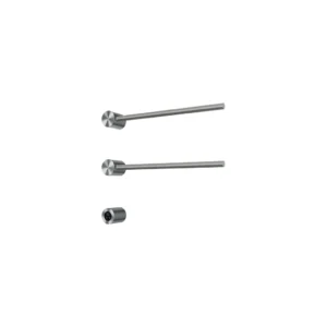 Afbeelding 1 Hotbath &More RARH50 Rails Round handoekwarmerset 50cm met 2 stangen en schakelaar geborsteld nikkel