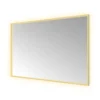 Hotbath &More SQU128 Square spiegel 120x80cm met verlichting, spiegelverwarming, kleurwissel, dimbaar en afstandsbediening geborsteld messing PVD 4 Afbeelding 1 Hotbath &More SQU128 Square spiegel 120x80cm met verlichting, spiegelverwarming, kleurwissel, dimbaar en afstandsbediening geborsteld messing PVD