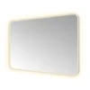 Afbeelding 1 Hotbath &More SSQ128 Soft Square spiegel 120x80cm met verlichting, spiegelverwarming, kleurwissel, dimbaar en afstandsbediening RVS316