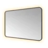 Hotbath &More SSQ128 Soft Square spiegel 120x80cm met verlichting, spiegelverwarming, kleurwissel, dimbaar en afstandsbediening geborsteld zwart PVD 5 Afbeelding 1 Hotbath &More SSQ128 Soft Square spiegel 120x80cm met verlichting, spiegelverwarming, kleurwissel, dimbaar en afstandsbediening geborsteld zwart PVD
