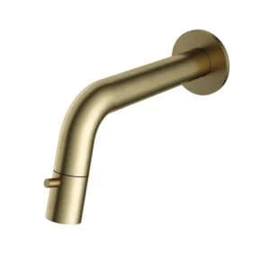 Afbeelding 1 Hotbath Cobber UW001 inbouw fonteinkraan wand geborsteld messing