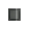 Afbeelding 1 Hotbath &More VGVS015 ventilatierooster vierkant met schroeven geborsteld zwart PVD