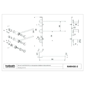 Maattekening RARH50-2