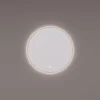 Afbeelding 1 HIPP-Design Phantom 009 zwarte Deens-ovale spiegel 100x65cm met directe en indirecte verlichting, spiegelverwarming, kleurenwissel en touch dimmer