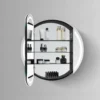 Afbeelding 2 HIPP-Design Phantom 012 organische spiegel 160x80cm met directe en indirecte verlichting, spiegelverwarming, kleurenwissel en touch dimmer