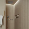 Afbeelding 1 Saniclear Plus inbouw regendouche met inbouw douchekop 30x30cm en 2 standen handdouche RVS
