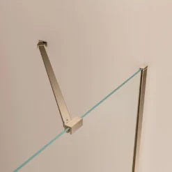 Afbeelding 1 Saniclear Clearline stabilisatiestang 45 graden verouderd messing