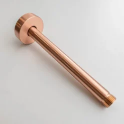 Afbeelding 1 Saniclear Copper douchearm voor plafondmontage 20cm koper geborsteld