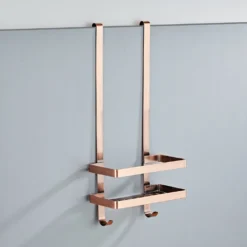 Afbeelding 1 Saniclear Copper doucherek / shampoohouder 52cm geborsteld koper