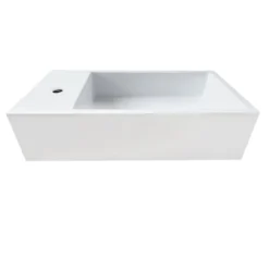 Afbeelding 1 Saniclear Alaska solid surface fontein 40x22cm links