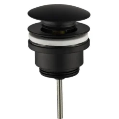 Afbeelding 1 Saniclear Nero clickwaste zwart mat
