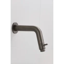 Afbeelding 1 Saniclear Iron inbouw toiletkraan verouderd ijzer - gunmetal