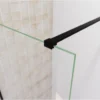 Afbeelding 1 Saniclear Redro stabilisatiestang 120cm incl. muur- en wandbevestiging zwart