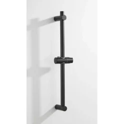 Afbeelding 1 Saniclear Plus douche glijstang 60cm zwart mat