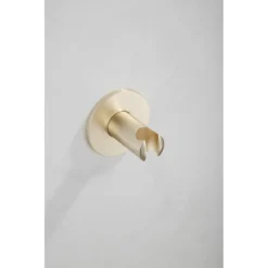 Afbeelding 1 Saniclear Plus handdouche houder geborsteld messing mat goud
