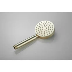 Afbeelding 1 Saniclear Vision handdouche 10cm messing geborsteld - goud mat