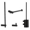 Afbeelding 1 Saniclear Academy toiletaccessoiresset 4-delig zwart mat