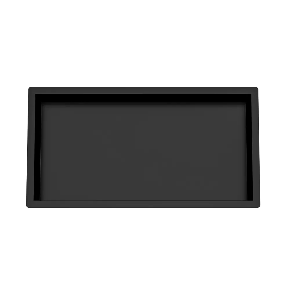 Saniclear Fido inbouwnis 60x30cm mat zwart 1 Afbeelding 1 Saniclear Fido inbouwnis 60x30cm mat zwart